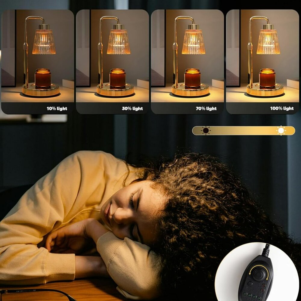 Candle Warmer Lamp With Timer Dimmable, Birthday … - image 4